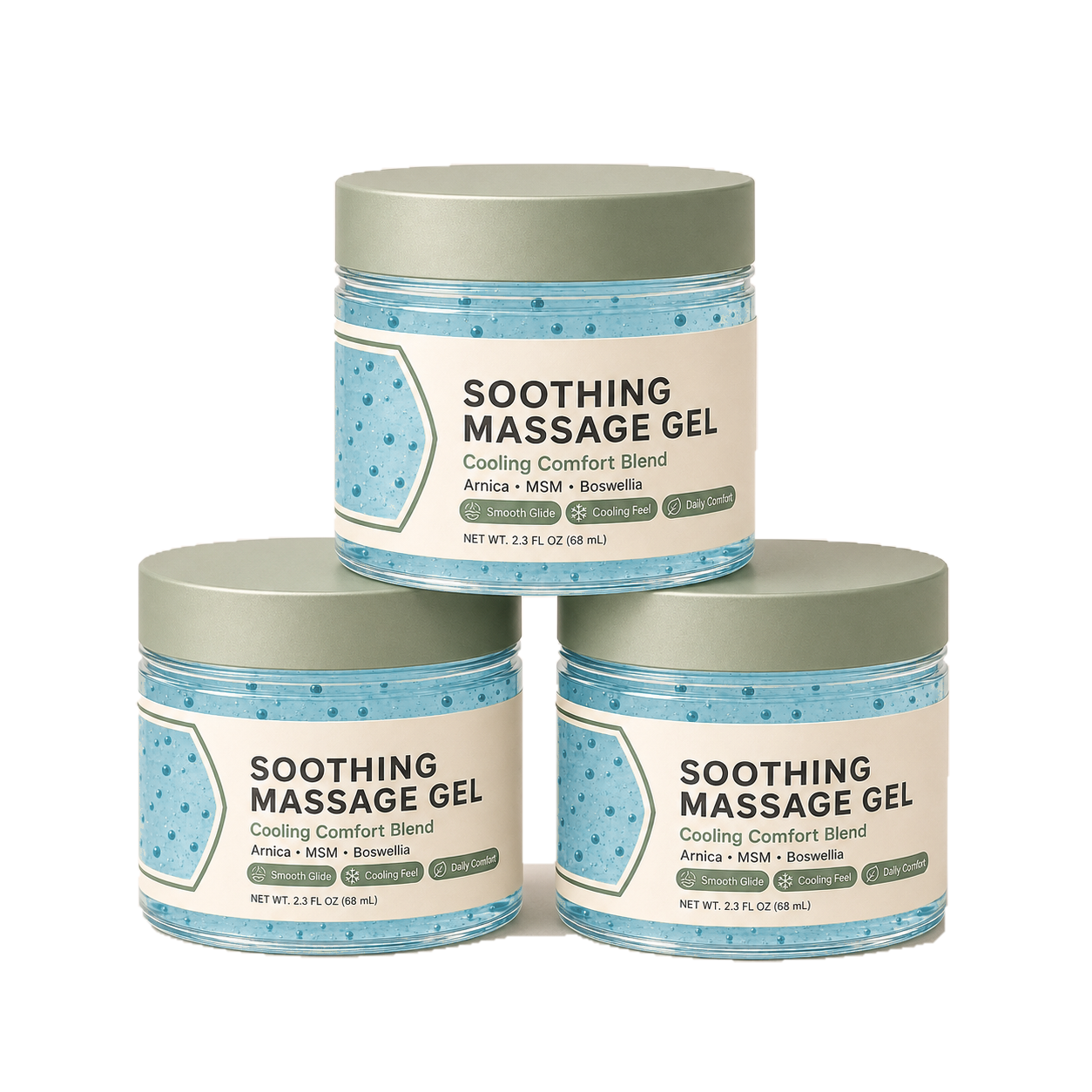 3 Pack I Pain Relief Massage Gel